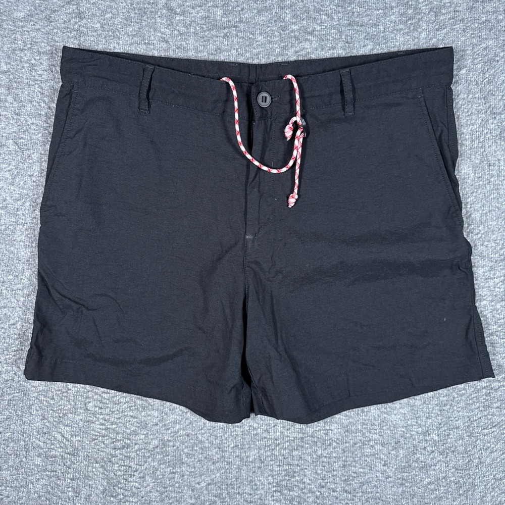 Outlier New Way Shorts Mens 35 Black F Cloth Two Way Stretch Nylon 6"